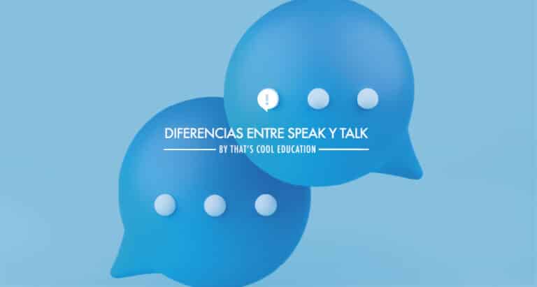 Diferencias entre talk y speak