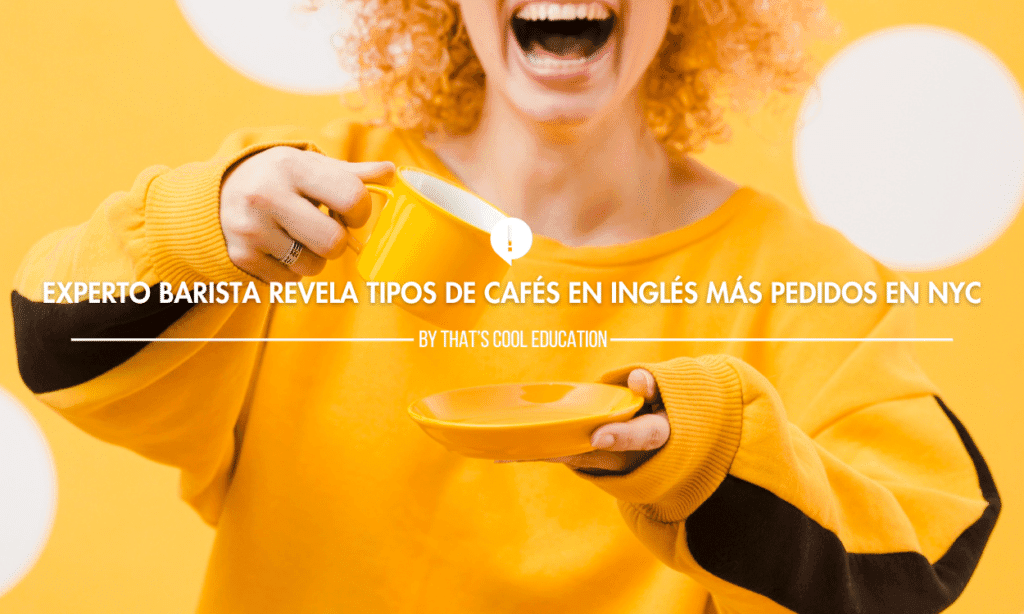 vocabulario sobre cafe en ingles